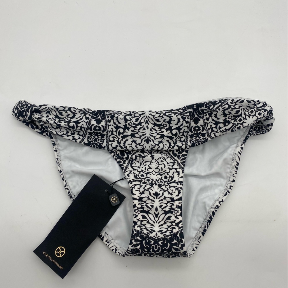 Vix swim bikini bottoms; forest Bia full coverage. NWT